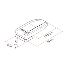 FIAMMA Safe Door Magnum, Hvit