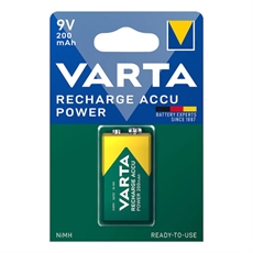 VARTA Recharge Accu Power Battery 9V