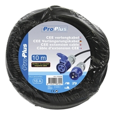 ProPlus CEE skjøtekabel 10M 3x2,5mm²