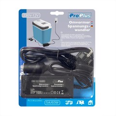 ProPlus 230 Volt - 12 Volt 60 Watt / 5A Omformer