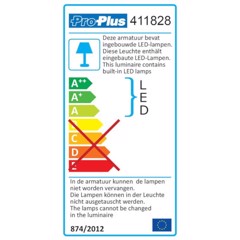 ProPlus Overflademonteret spotlight COB-LED 12V