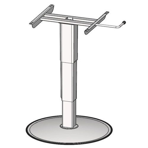 REIMO, Enkelt Søyle Løftebord, 320 mm. - 695 mm.