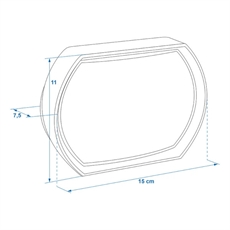 ProPlus blindsonespeil, XL