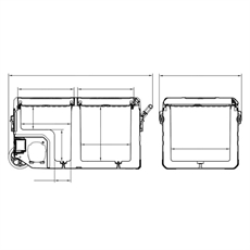 CARBEST DualCooler 72, Kompressorkjølerboks