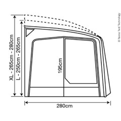 ECLIPSE PRO 380, Luftfortelt