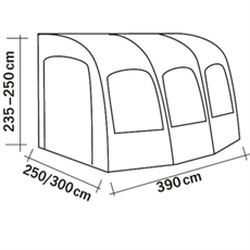 Tavira AIR 390 Luftfortelt