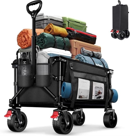 HOME IT - Sammenleggbar trekk- og bagasjevogn