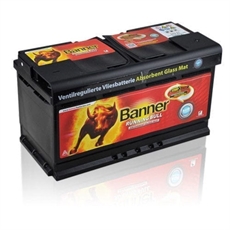 BANNER Running Bull, AGM-batteri