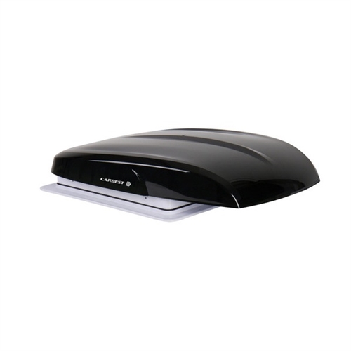 CARBEST takluke med LED og fjernbetjent ventilasjon,  Black