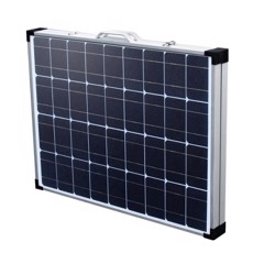 CARBEST Solcellekuffert 100 Watt med indbygget laderegulator