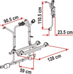 FIAMMA Carry Bike Mercedes Viano og Vito