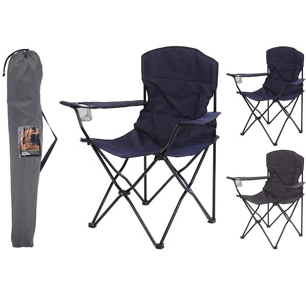 REDCLIFF Sammenleggbar stol XL, Blå