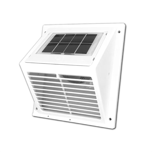 SUNWIND Solcelledrevet vifte, hvit