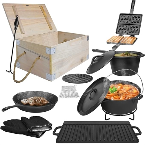 DUTCH Oven Sett med 11 deler