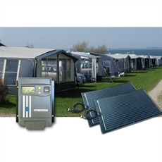 CAMPING SOLARSYSTEM 900-1000 Wh (240 WP LETT) MPPT