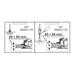 Fiamma Extension Kit til Takluke Hvit 98683-112