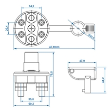 ProPlus Hovedbryter 6-24 Volt 300 Amp