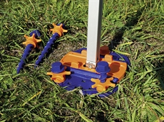 Peg & Stop skrueplugger med kontramutter, 6 stk.