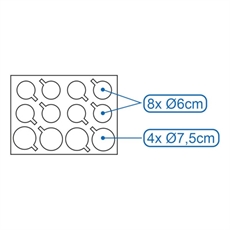 PROPLUS glass og koppholder mykt skum (761472PM)