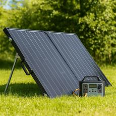 Solcellekoffert 150W - Til 12V Batteri eller Powerstation